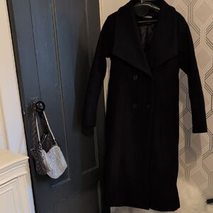 Elegant Black Trench Coat